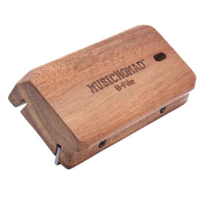 MusicNomad B-FILE Fret Beveling File (B-File) with 23° & 3° File Angles