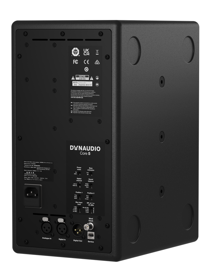 Dynaudio CORE 5 Professional 2-Way Reference Studio Monitor (Dark Grey, Single) - 5"