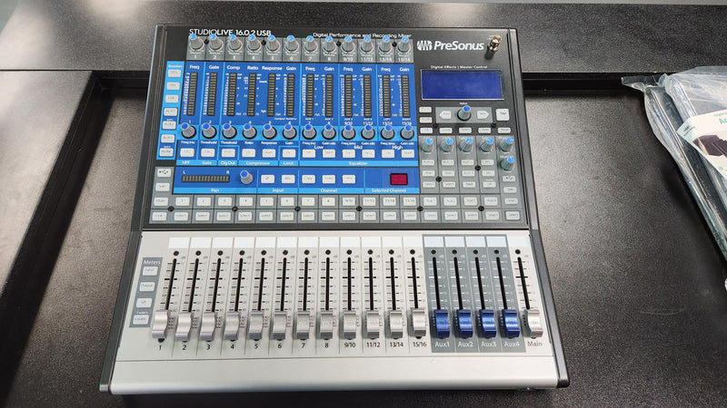 Table de mixage numérique de performance et d'enregistrement USB PreSonus STUDIOLIVE 16.0.2 - DÉMO