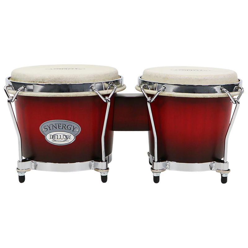 Toca 2150-WB Synergy Deluxe Bongos - 6", 6 3/4" (Wine Burst)