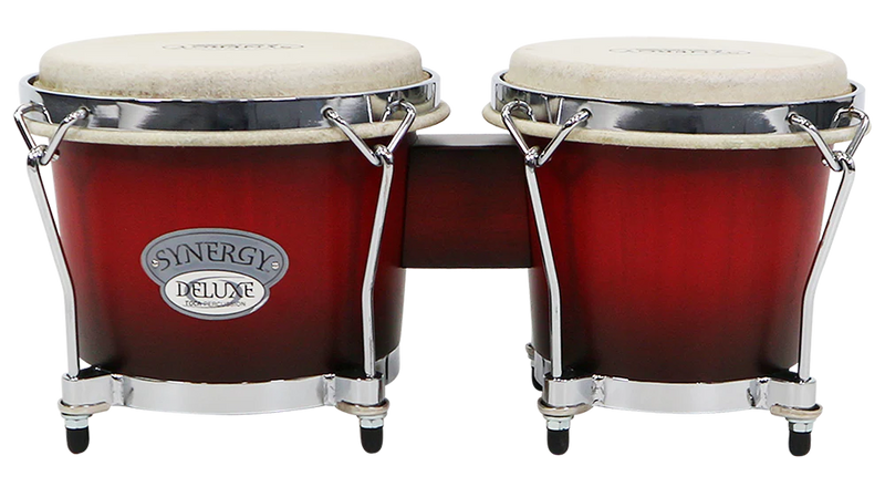 Toca 2150-WF Synergy Deluxe Bongos - 6", 6 3/4" (Wine Fade)