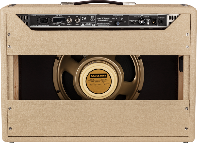 Fender TONE MASTER DELUXE REVERB Guitar Combo Amplifier (Blonde) - 120V