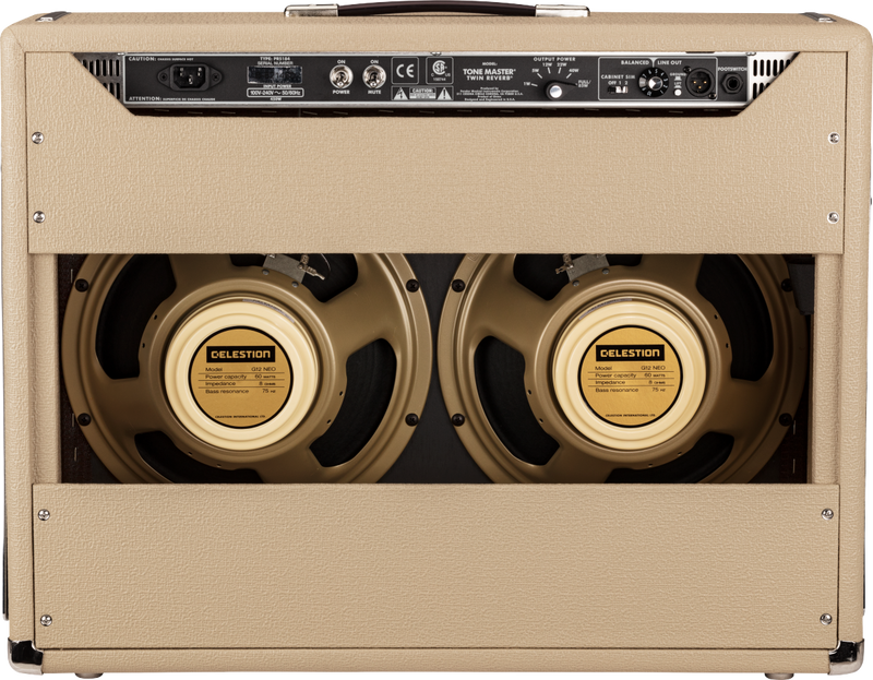 Fender TONE MASTER TWIN REVERB Guitar Combo Amplifier (Blonde) - 120V