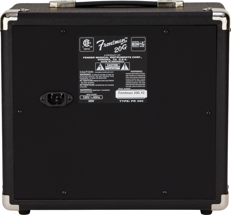 Fender FRONTMAN 20G Guitar Amp Combo - 120V