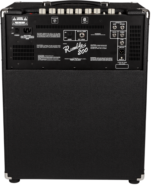 Fender RUMBLE 200 Bass Amp Combo V3 - 120V