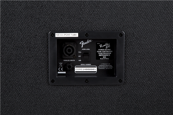Fender RUMBLE 210 CABINET V3 Bass Amp Cabinet (Black)