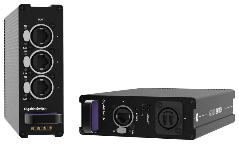 Theatrixx XVVNETSW-1GM2 Commutateur réseau Gigabit 5 ports - PT1 In/Thru - MM - OpticalCON Duo