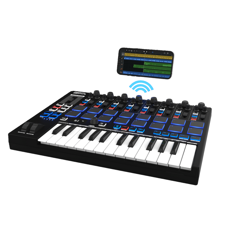 Reloop KEYPAD PRO Compact DAW Workstation With Wireless MIDI