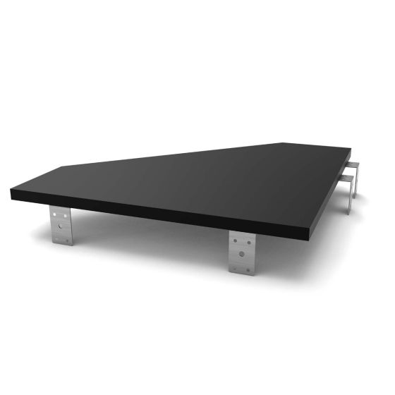 Glorious MODULAR-SIDE-ADAPT Adaptateur de rack latéral modulaire pour poste de travail vers un établi (noir)