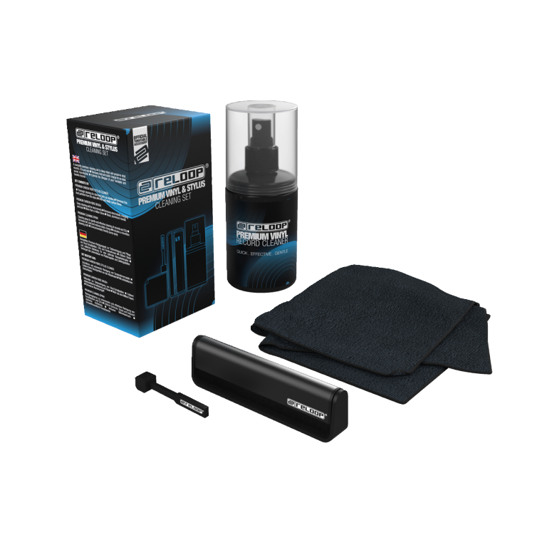 Reloop PRM-VINYL-STYLUS-CLEANING-SET Premium Vinyl And Stylus Cleaning Set