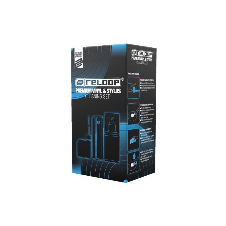 Reloop PRM-VINYL-STYLUS-CLEANING-SET Premium Vinyl And Stylus Cleaning Set