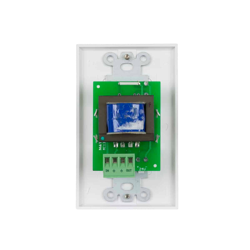 Lowell 25LVC-DW Mono Volume Control with 1-Gang Decorator Wall Plate (White)
