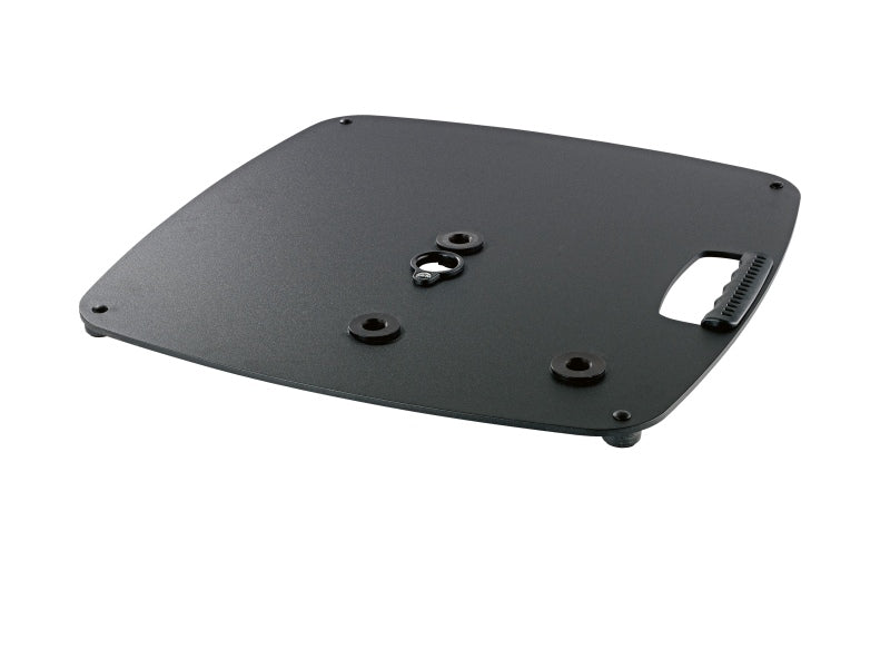 K&M 26706 Base Plate for Distance Rods (Black)