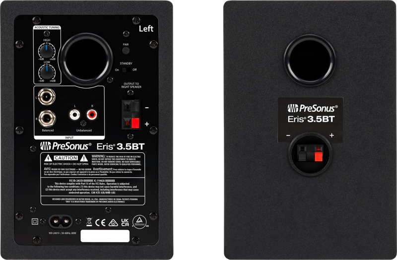 PreSonus ERIS 3.5BT Media Reference Monitors with Bluetooth® Connectivity - 3.5"
