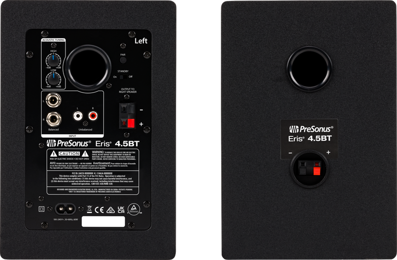 PreSonus ERIS 4.5BT Media Reference Monitors with Bluetooth® Connectivity - 4.5"