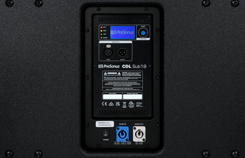 Presonus CDLSUB18 Subwoofer propulsé - 18 "