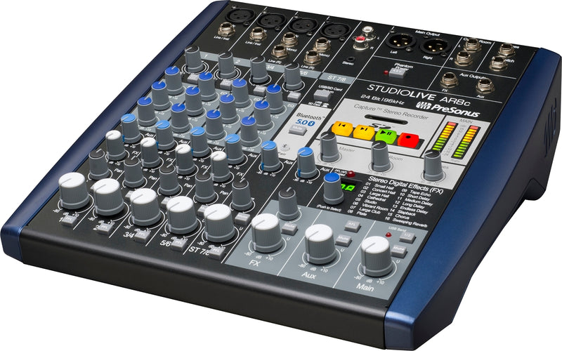 Mélangeur/enregistreur 8 canaux PreSonus StudioLive AR8c avec USB-C