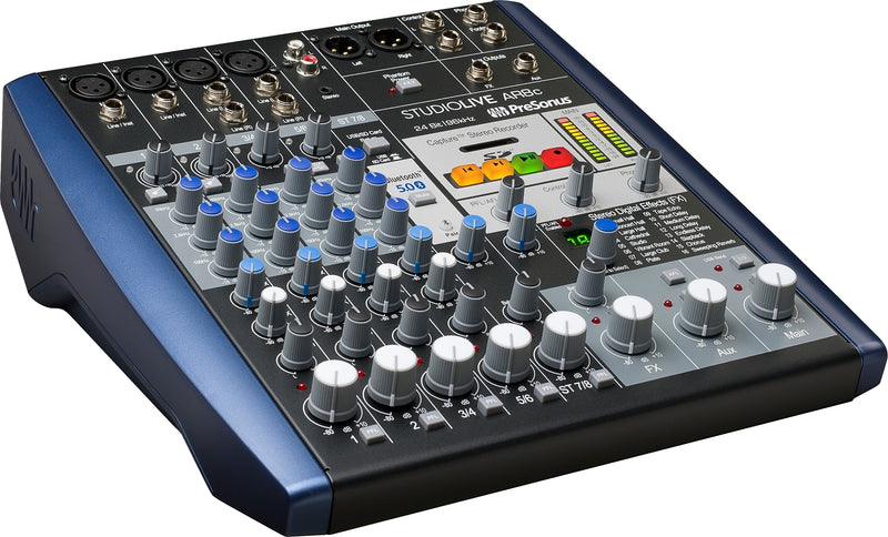 Mélangeur/enregistreur 8 canaux PreSonus StudioLive AR8c avec USB-C