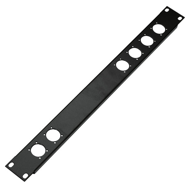 K&M 28306 6 Pre Punched Holes Steel Panel - 1U