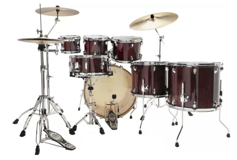 Tama CL72SPGGP Superstar Classic Exotic 7-Piece Shell Pack (Gloss Garnet Lacebark Pine)