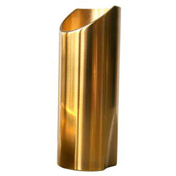 The Rock Slide TRS-MB Polished Brass Guitar Slide - Medium