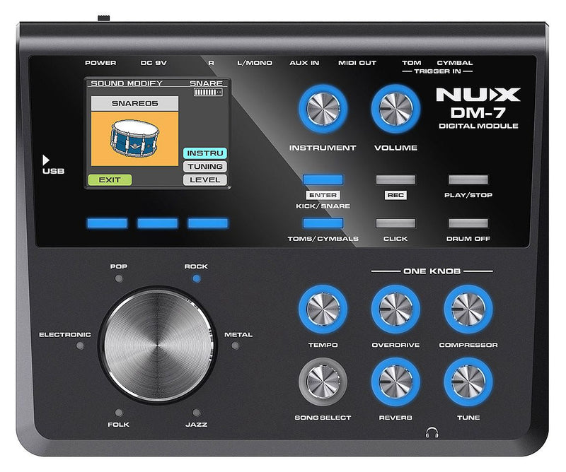 NuX DM-7 Kit de batterie numérique à tête maillée