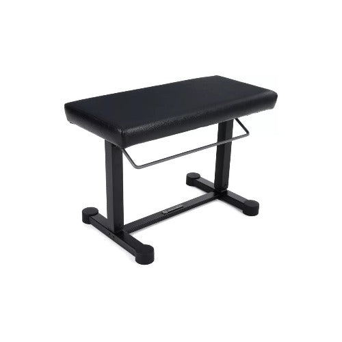 K&M 14080 Banc de piano pneumatique en acier avec siège en similicuir