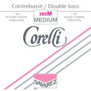 Savarez 360M Corelli Tungsten Double Bass String Set - Medium Tension