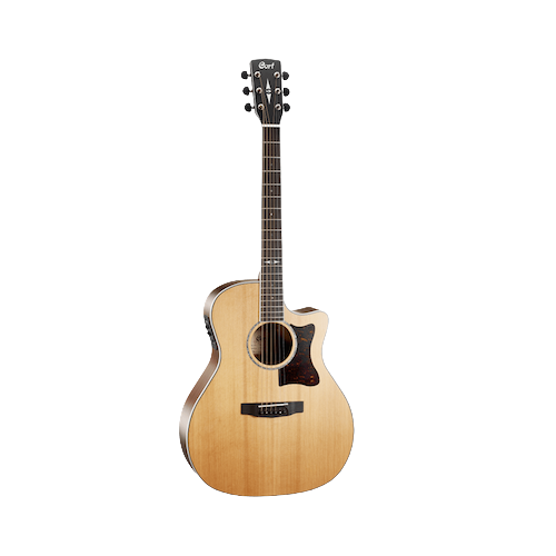 Cort GA5F-BW-NS - Guitare acoustique vénitienne pan coupé Grand Auditorium - Naturel