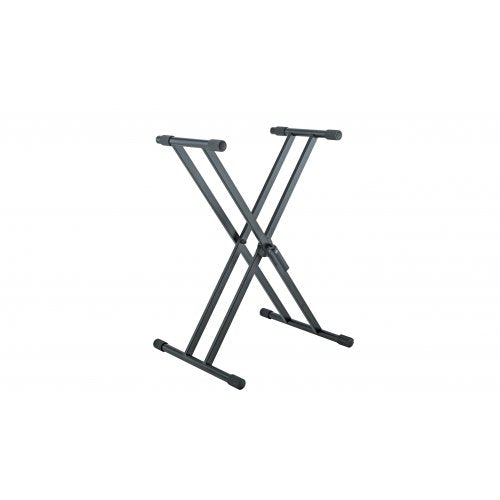 K&M 18990 Support en X pour clavier à double renfort