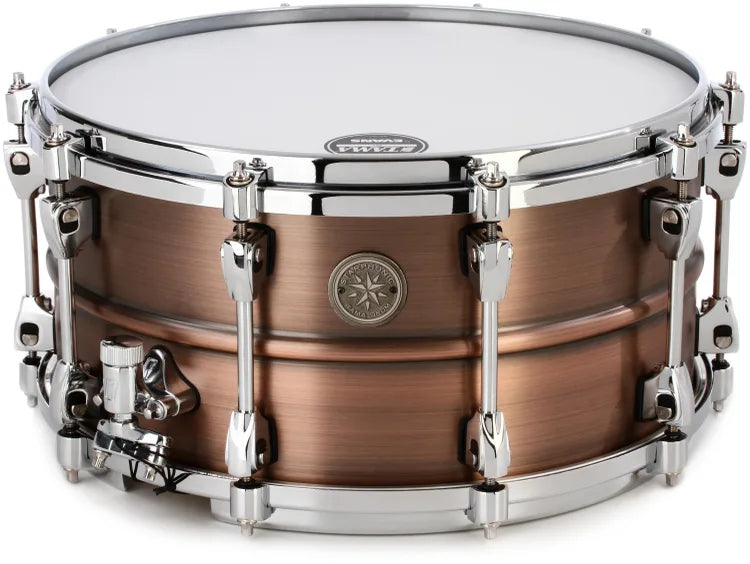 Tama PCP147 Star Reserve Starphonic Copper Snare Drum (Satin Brushed Copper) - 7" x 14"