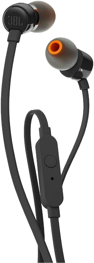 JBL T110 In-Ear Headphones (Black)