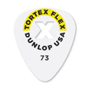 Dunlop 428XP073 Tortex Flex Guitar Picks (Pack of 12) - .73mm