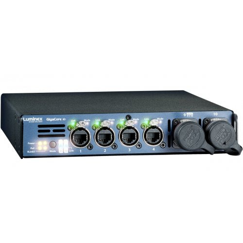 Luminex LU0100058-POE-NQM GigaCore 10 w/Neutrik QUAD MMF + PoE