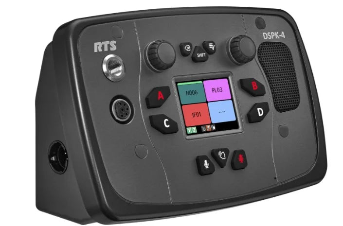 RTS DSPK4-W IP 4-Channel Wall Mount User Station without Power Supply