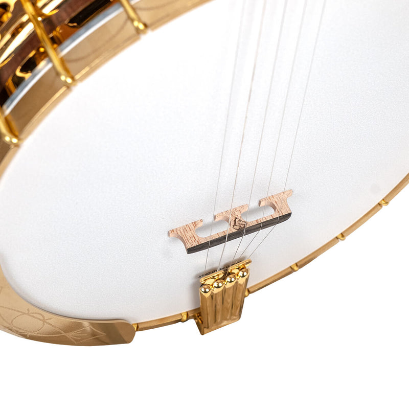 Gold Tone OB-GRANDEE Mastertone Orange Blossom Resonator Banjo (Vintage Brown)