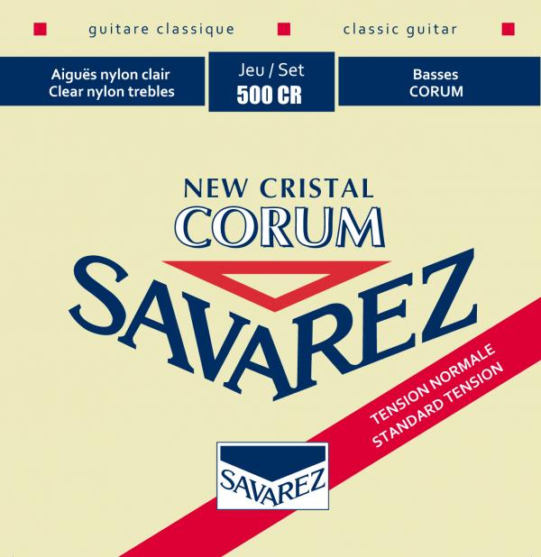 Savarez 500CR New Cristal Corum Classical Guitar String Set - Normal Tension