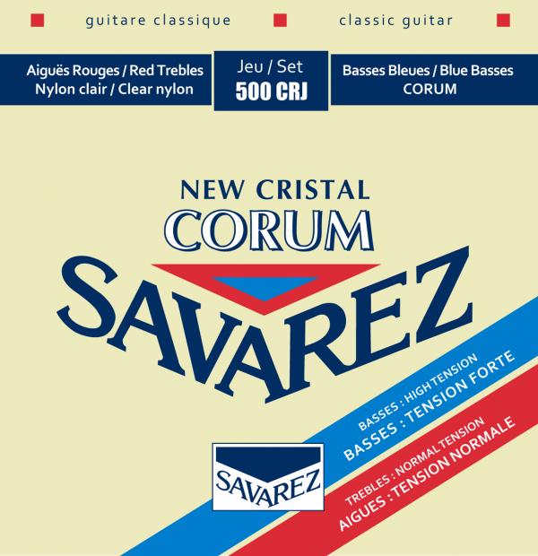 Savarez 500CRJ New Cristal Corum Classical Guitar String Set - Mixed Tension