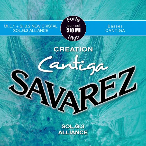 Savarez 510MJ Creation Cantiga Classical Guitar Strings Set - High Tension