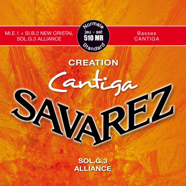 Savarez 510MR Creation Cantiga Classical Guitar String Set - Normal Tension
