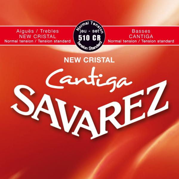 Savarez 510CR New Cristal Cantiga Classical Guitar String Set - Normal Tension