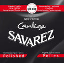 Savarez 510CRH New Cristal Cantiga Polished Classical Guitar String Set - Normal Tension