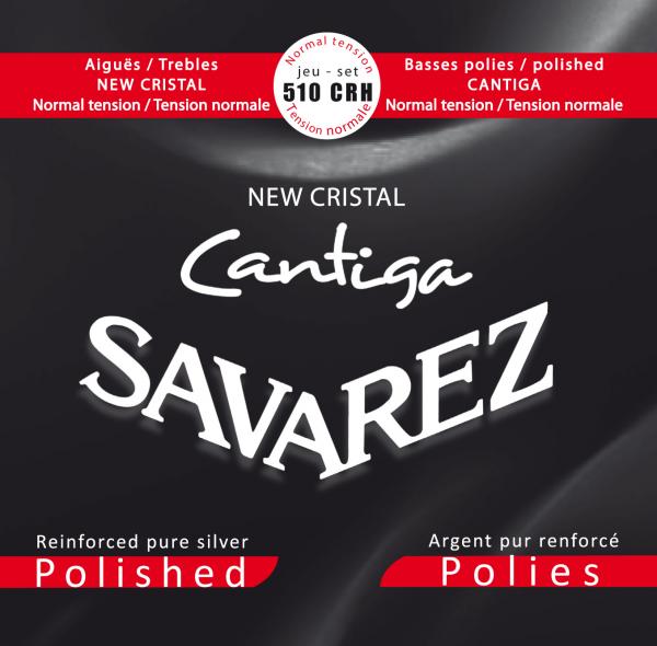 Savarez 510CRH New Cristal Cantiga Polished Classical Guitar String Set - Normal Tension