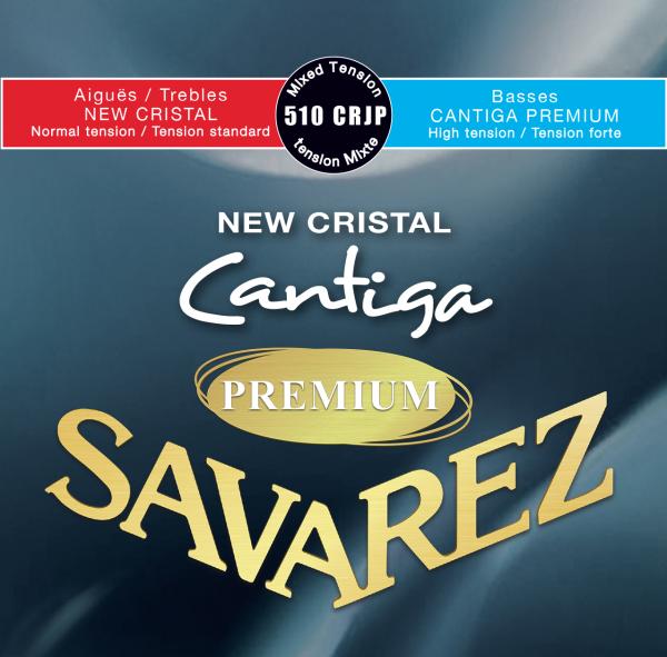 Savarez 510CRJP New Cristal Cantiga Premium Classical Guitar String Set - Mixed Tension