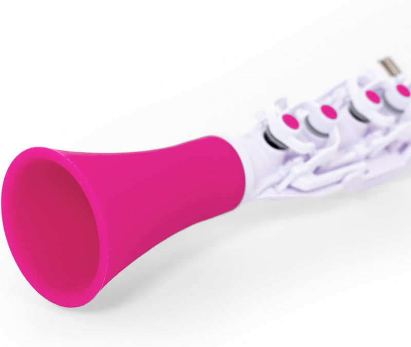 Nuvo N120CLPK Clarineo 2.0 Clarinet Kit (White/Pink)