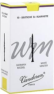 Vandoren CR173 White Master Eb Clarinet Reeds Strength - 3 (Box of 10)