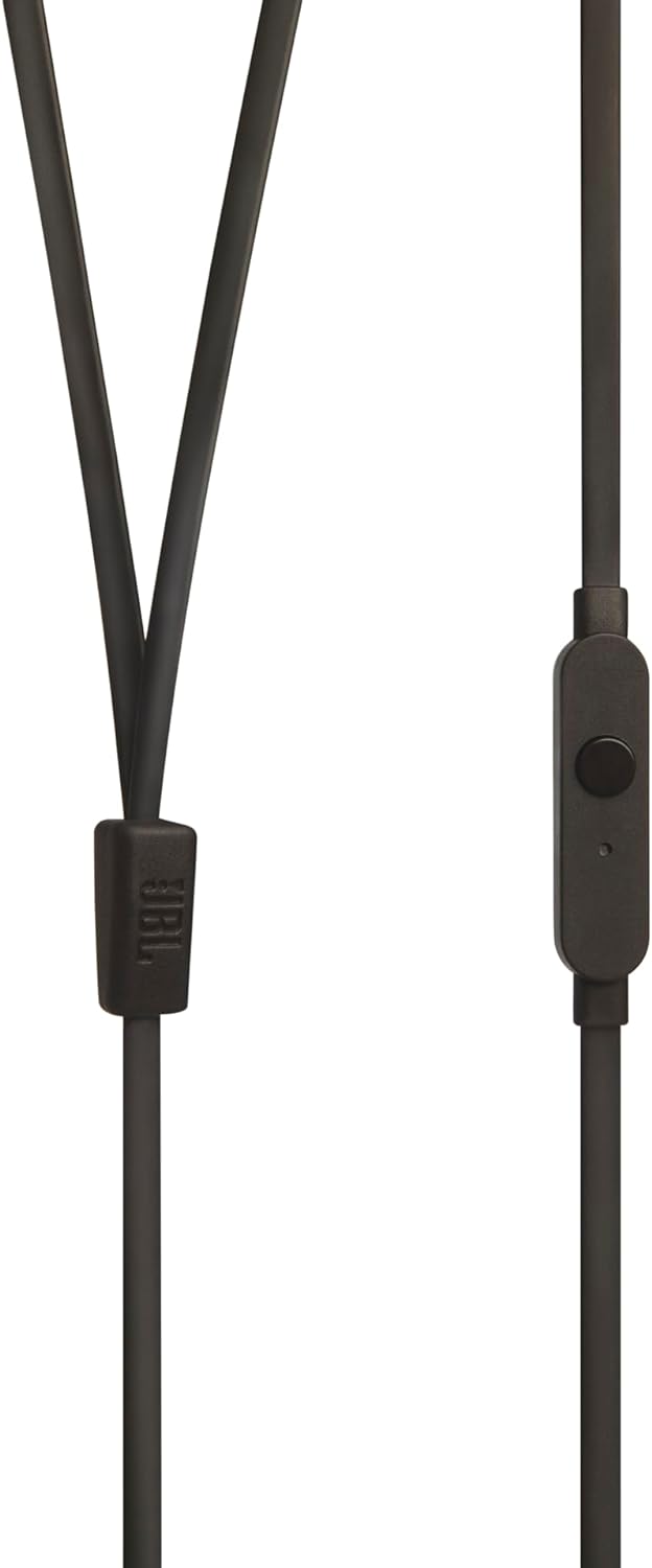 JBL T110 In-Ear Headphones (Black)