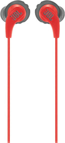 JBL ENDURANCE RUN Sweatproof Wired Sports In-Ear Headphones (Red)
