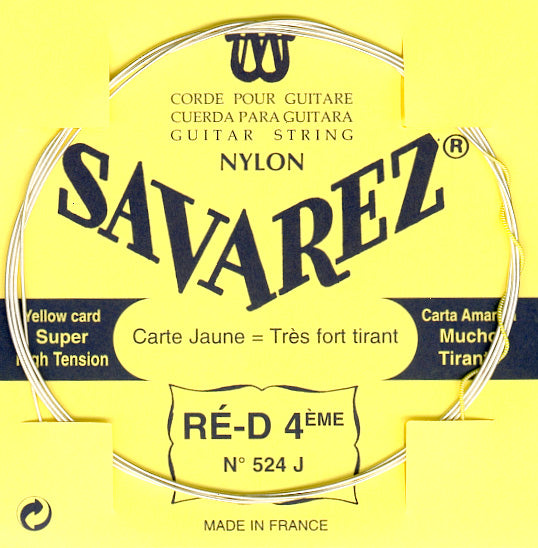 Savarez 524J Traditional Classical Guitar String - Extra High Tension