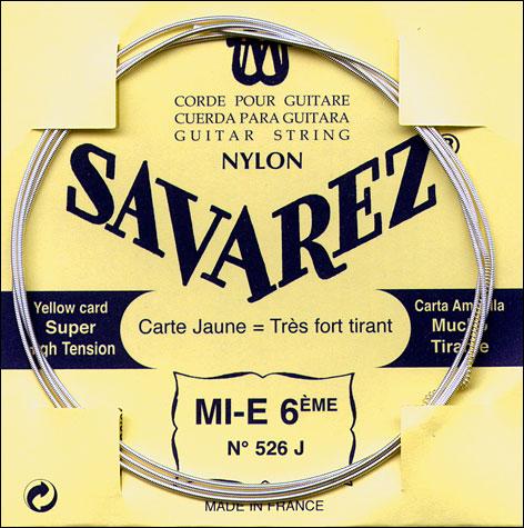 Savarez 526J Traditional Classical Guitar String (10 String) - Extra High Tension